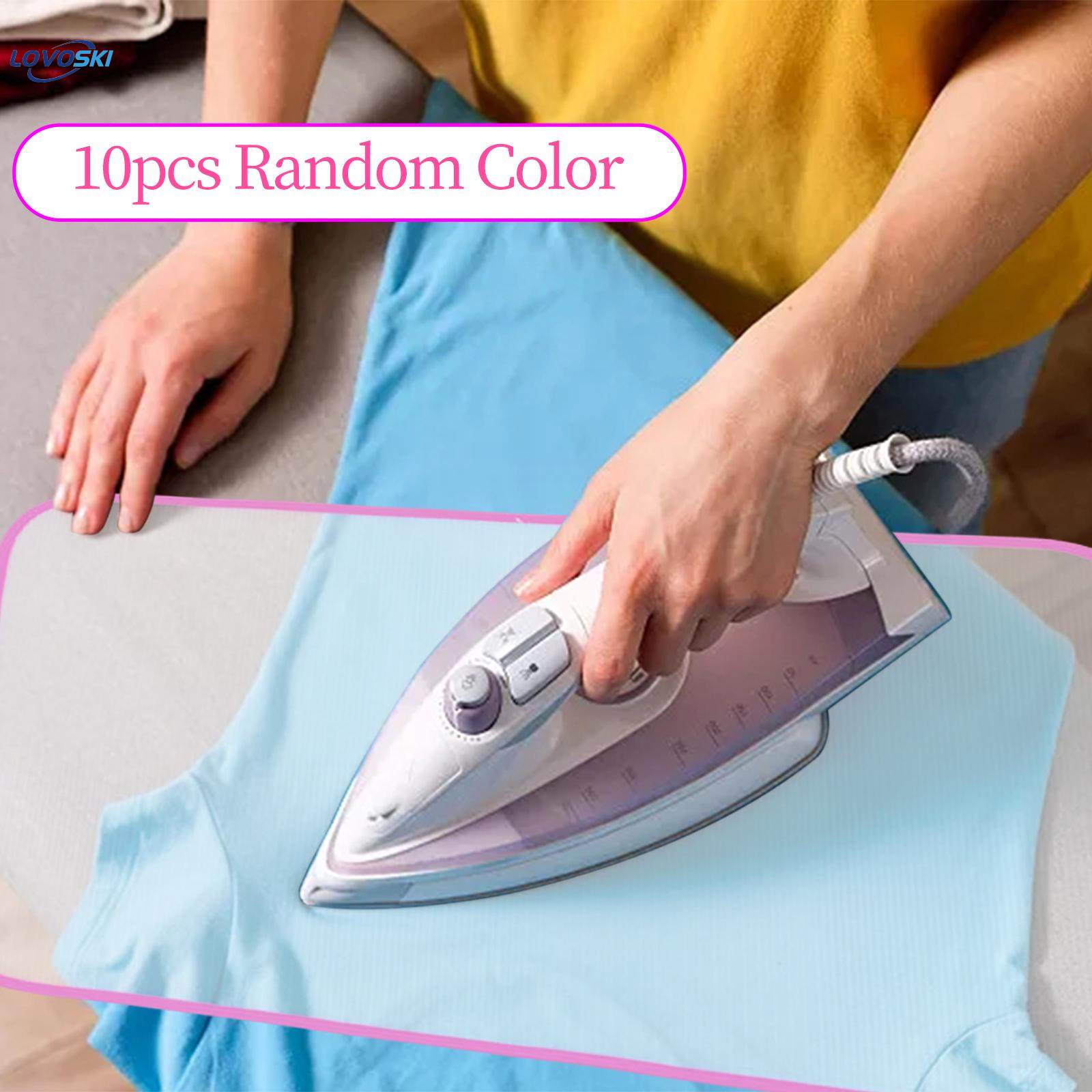 10 Pieces Heat Resistant Ironing Mesh Sheet Pressing Pad Household Net 40cmx60cm. 