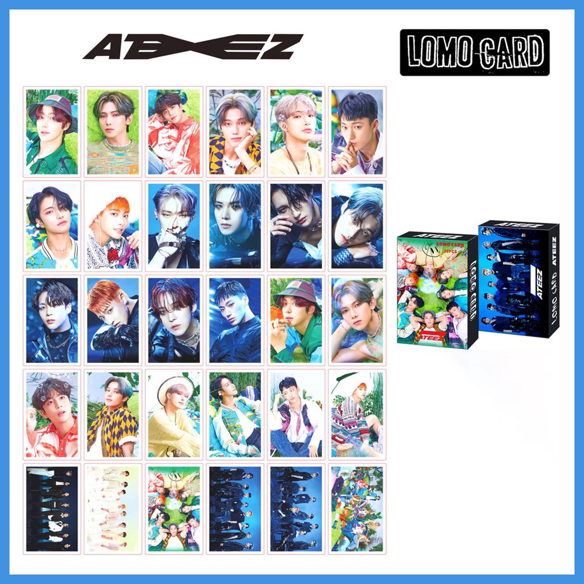 TREASURE ASTRO ATZZE EXO IKON ITZY IZONE MONSTAX NCT Seventeen Stray Kids Red Velvet Lomo Card Photocard