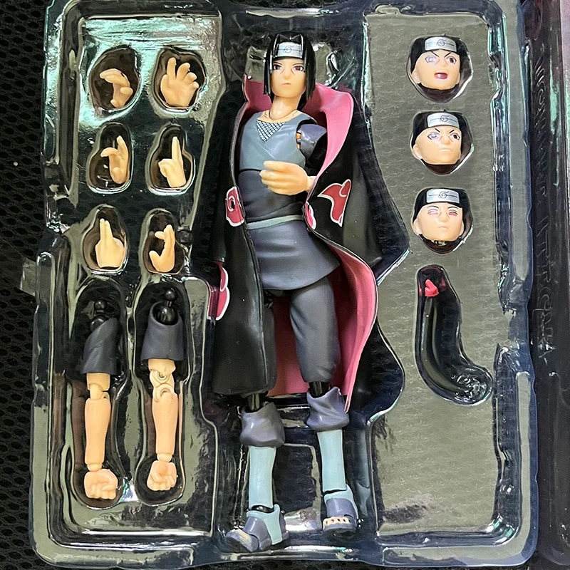 S.H.Figuarts Naruto Figure SHF Uchiha Itachi Sasuke Figure Toy Shippuden Uchiha Itachi Action Figures Model Toys Joint Movable