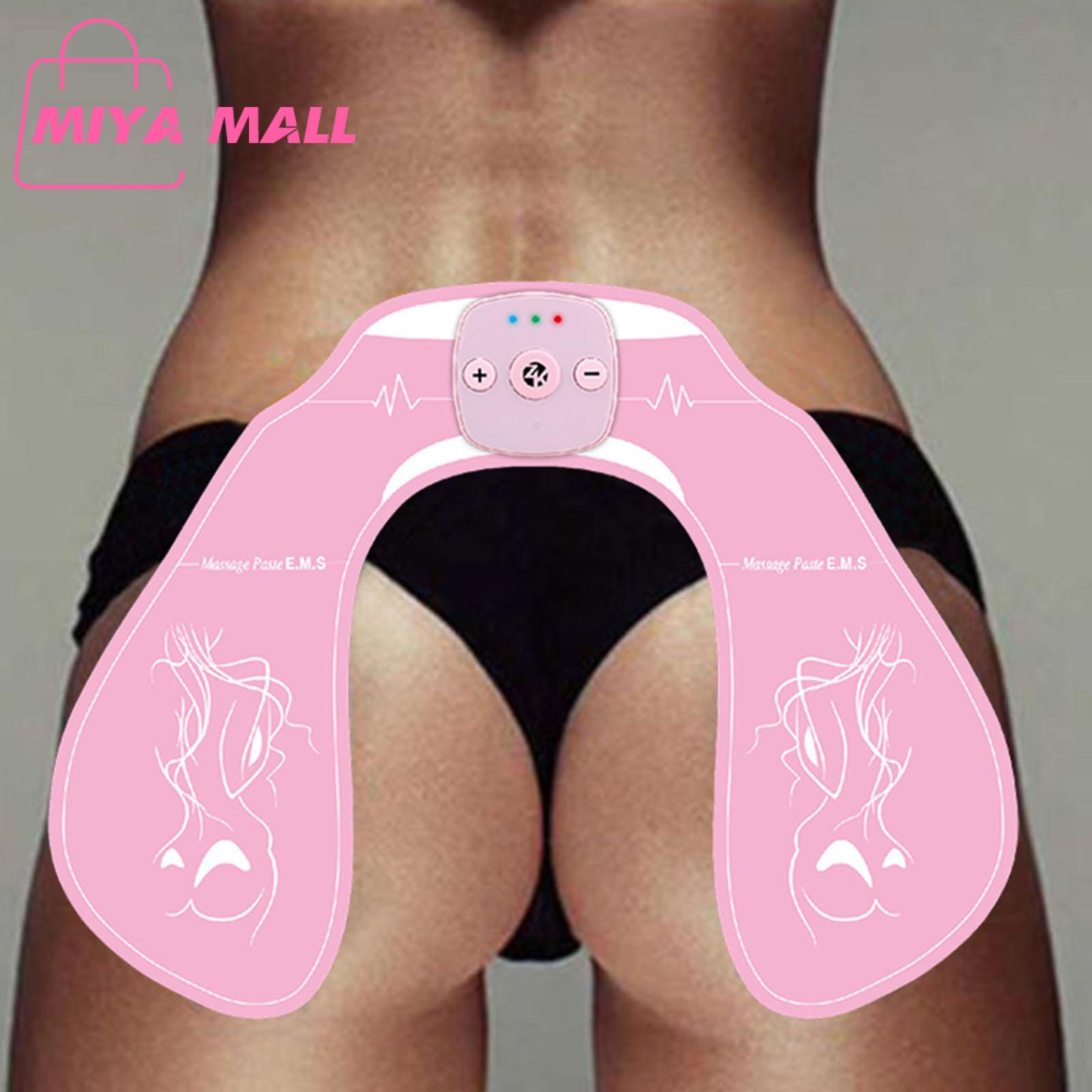 MIYA MALL Booty Trainer with Remote Control 6 Modes Smart Hip Trainer Ems Muscle Stimulator Buttock Toner with Remote Control Glute Massager Workout Machine for Bubble Butt Enhancer. 