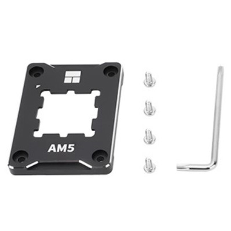 For AMD- RED AM5 CPU Mounting Frames Multi-Functional Convenient Practical Portable Cooling Chassis, Black Easy Install