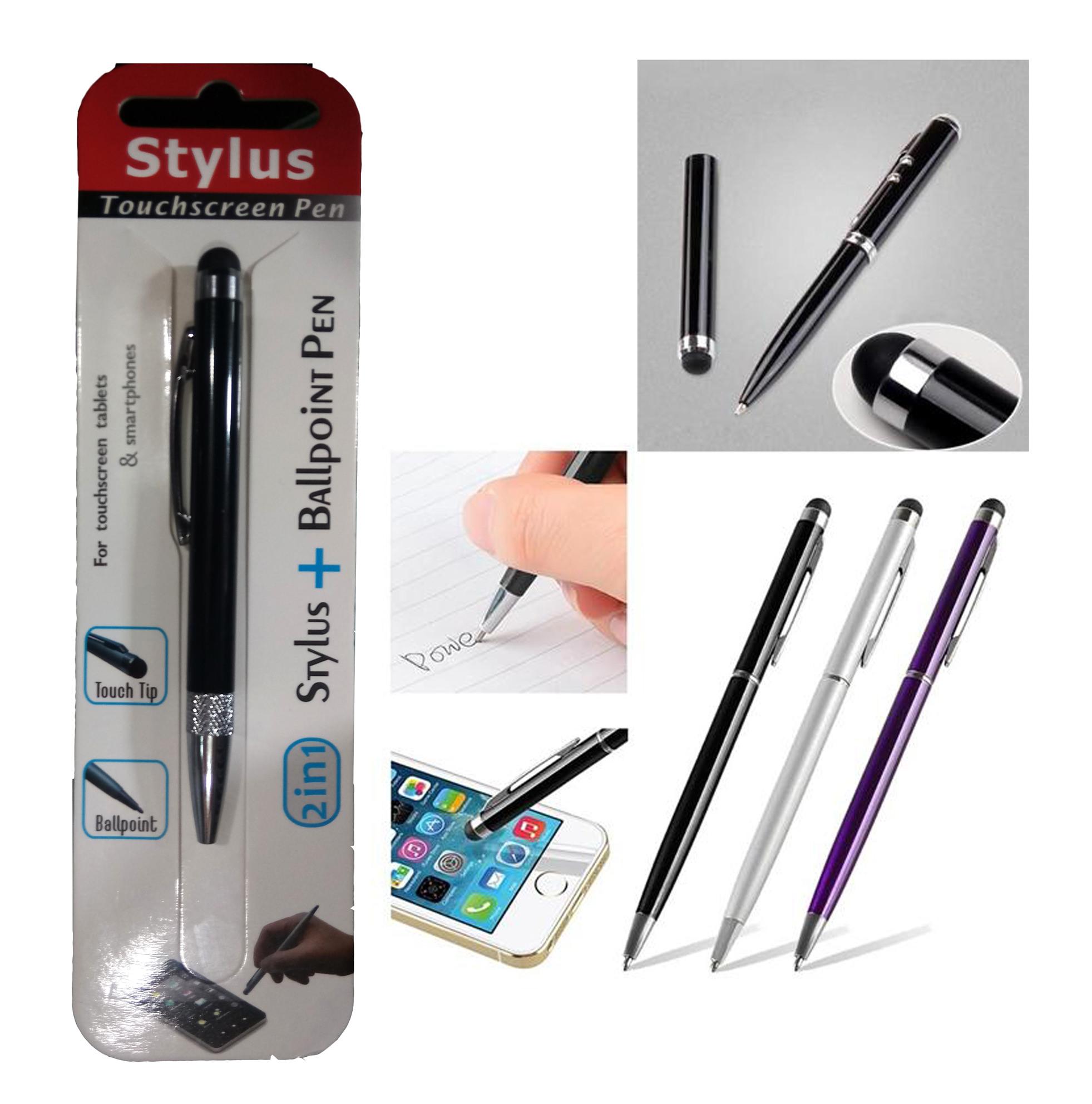Insten Universal Black In1 Capacities Touch Screen Stylus With
