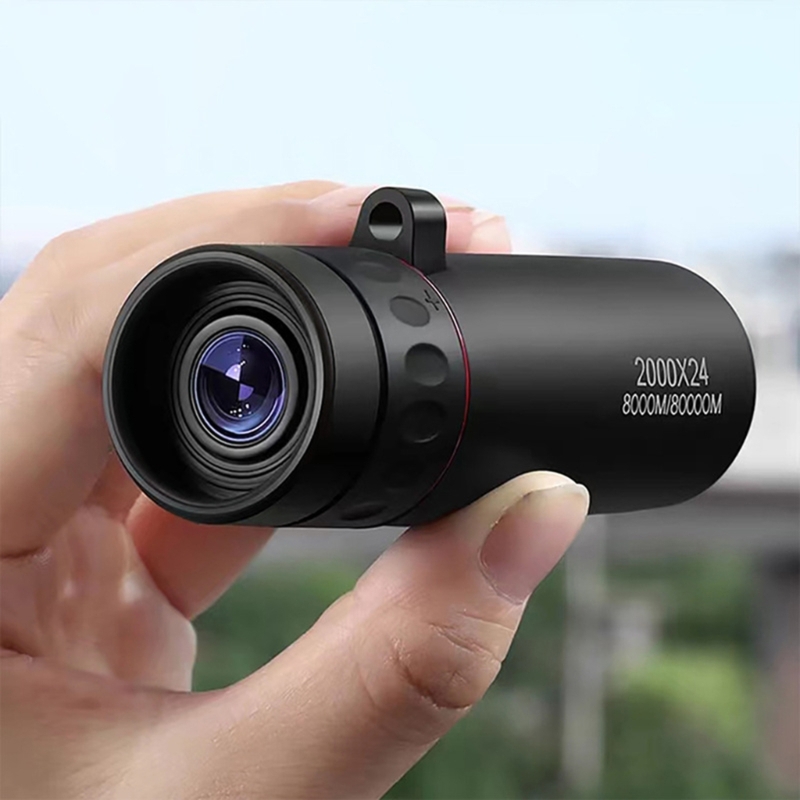 Zooming Monocular High Powered 2000x24 Monocular Telescope Hand Held Monocular Telescope with Phone Holder Bird Watching. 