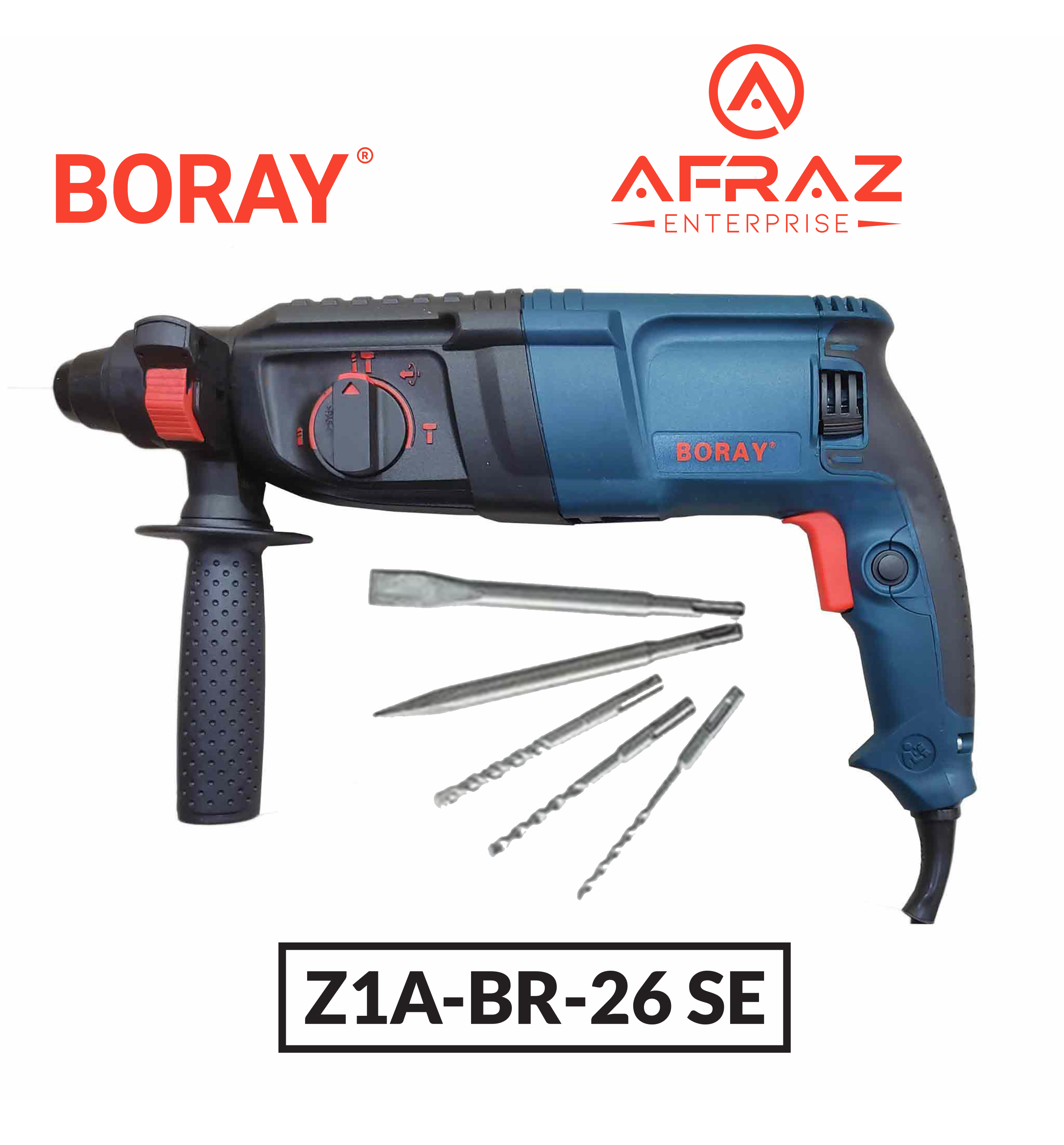 Boray Hammer Drill Machine 26-28mm Z1A-BR-26SE | Daraz.com.bd