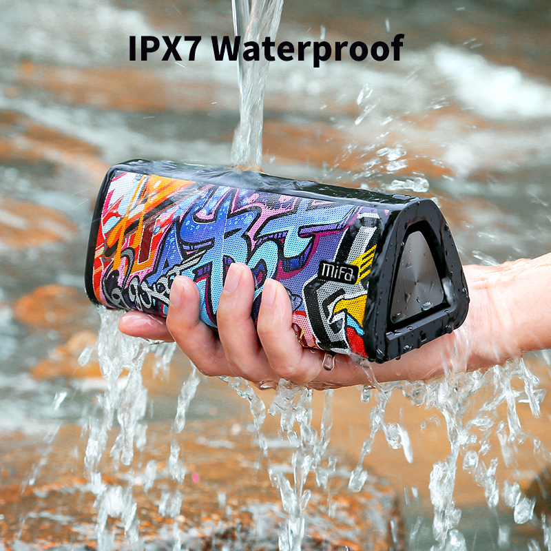 mifa A10+ Portable bluetooth speaker 360° Stereo Sound 20W IPX7 waterproof wireless bluetooth 5.0 speaker 24-Hour Play time. 