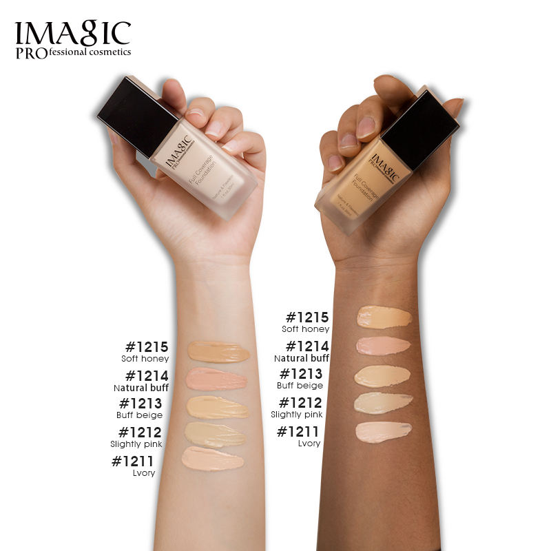 IMAGIC full coverage foundation spot removing liquid foundation matte waterproof foundation makeup- 30ml. 