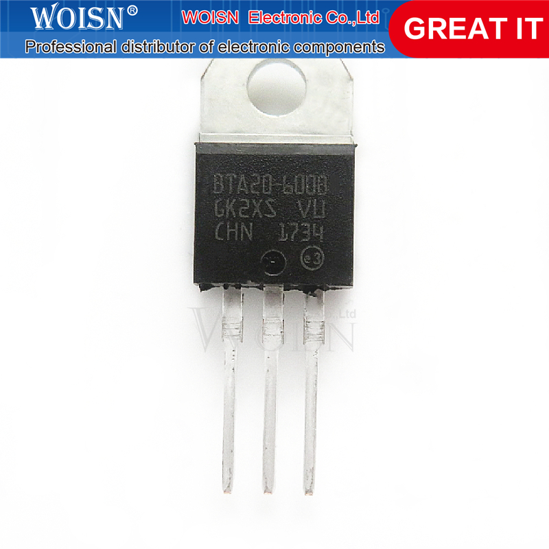 5pcs BTA20-600B BTA20 TO-220