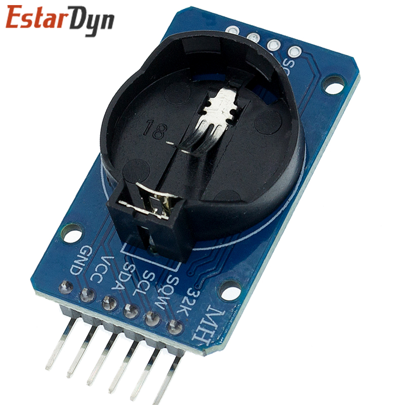 【YIYANGMAOYI111】AT24C32 IIC Module Precision Clock DS1307 Memory module mini module Real Time 3.3V/5V For Raspberry Pi. 