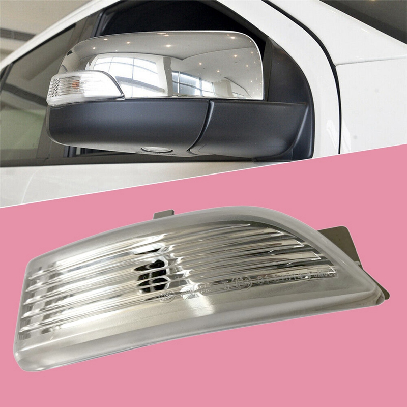 2Pcs Wing Mirror Door Indicator Lens Turn Signal Light Cover for Ford (Without Bulbs ) - Front Right & Front Left. 