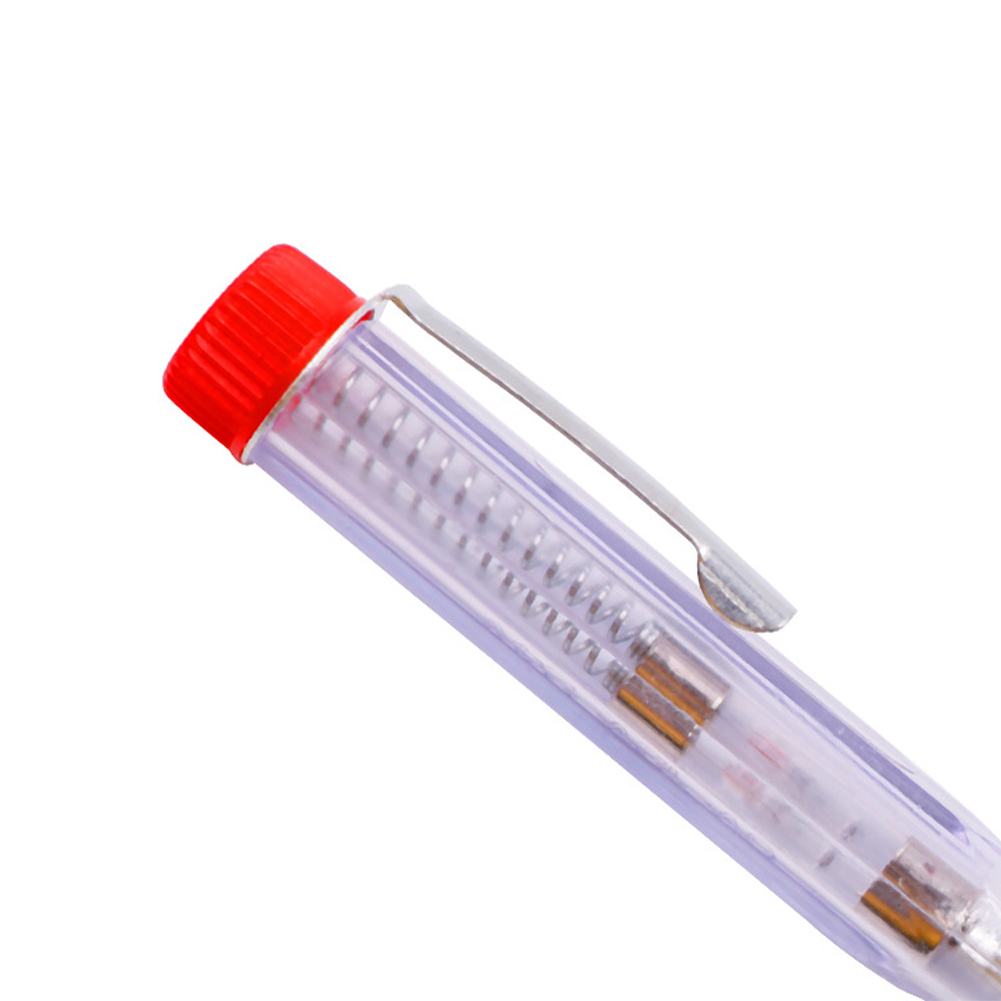 SL Dc 6-24v Car Tester Fuses Circuits Light Socket Tester Transparent Circuit Test Pen Modification Repair Tool. 
