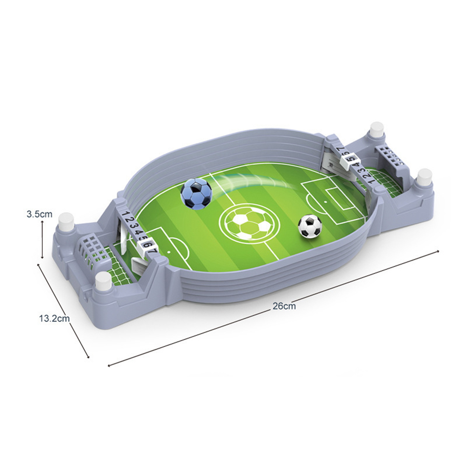 Small Foosball Table Portable Table Soccer Game Set Fun Mini Foosball Toy for Home School. 