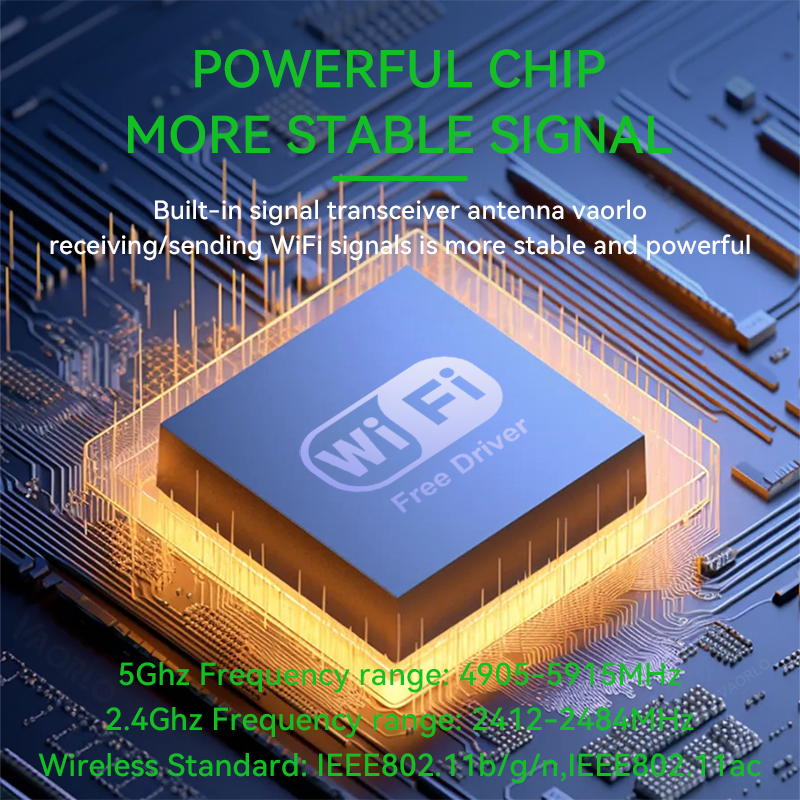 1200Mbps WiFi USB Adapter Dual Band 2.4G+5Ghz Wi-Fi Dongle Receiver USB3.0 High-Speed 802.11AC Wireless Network Card Driver Free. 