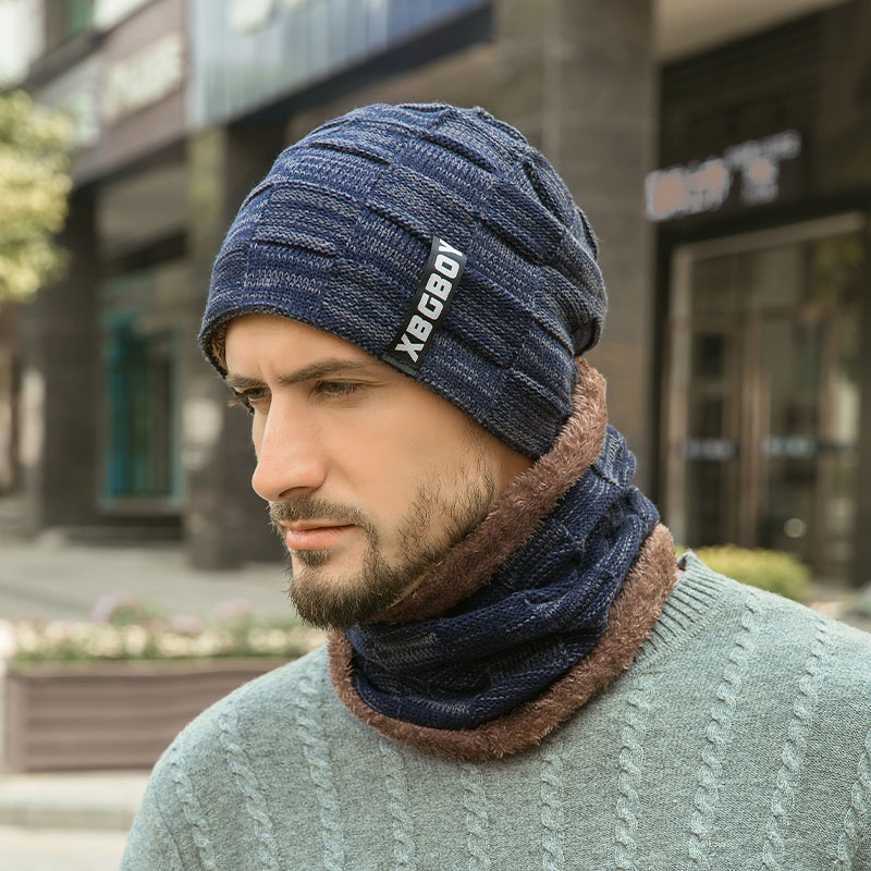 2019 Winter Beanie Hats Scarf Set Warm 