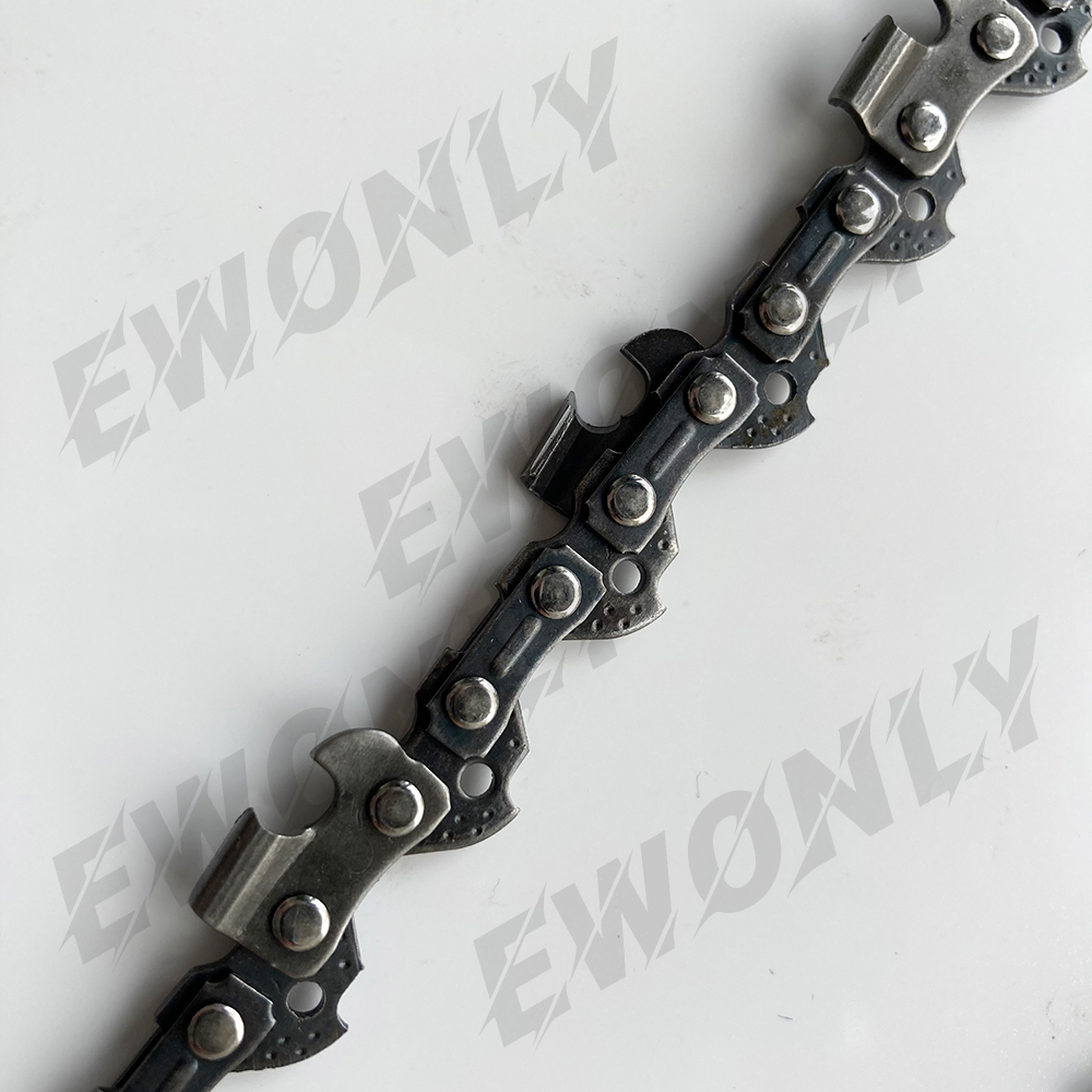 12 Inches Chainsaw Chain, Replacement Chain For Cordless Electric Portable Mini Chainsaw, Guide Saw Chain 3/8" Pitch.043" Gauge 45 Drive Links Replacement Chain. 