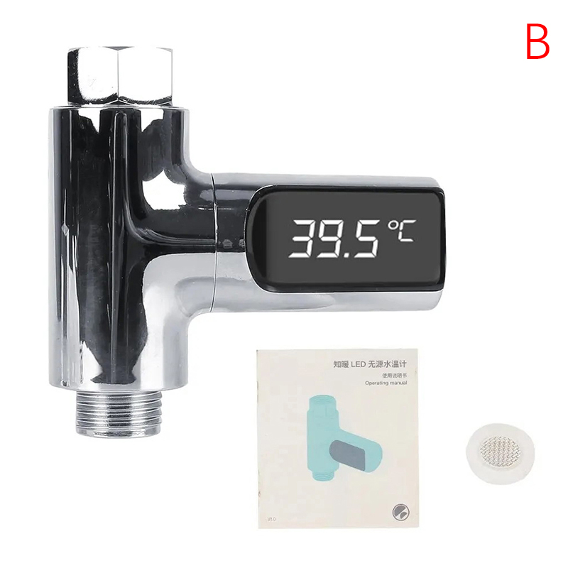 Hot Tub Water Temperature Monitor Electricity Home LED Display Shower Faucets Water Thermometer Bathing Temperature Meter