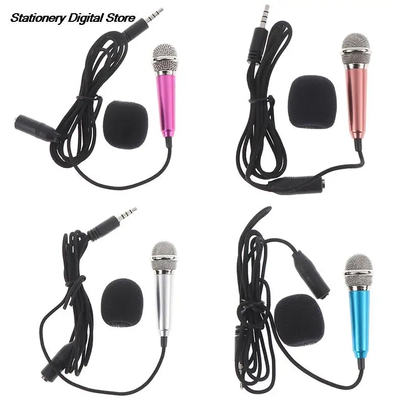 Handheld Mic Portable Mini 3.5mm Stereo Mic Audio Microphone For The Mobile Phone Accessories. 