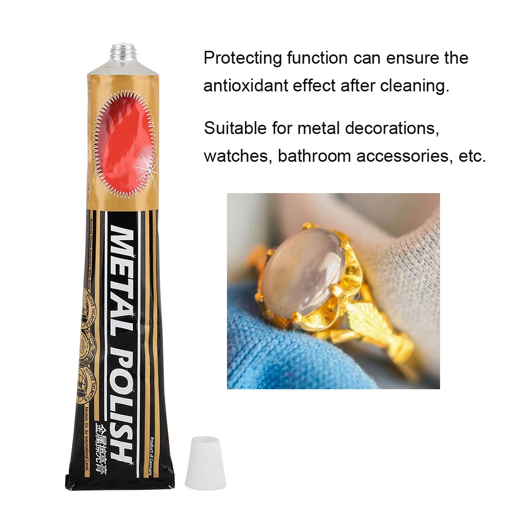 【DIV MALL】Metal Polish Solve Paste Rust Remover Chrome Cleaner Car Watch Clean