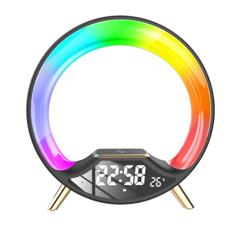 S528 Multifunctional Wireless Charging Bluetooth Speaker with RGB Light & White Noise & Simulated Sunrise S528 (White)/S528 (Black)