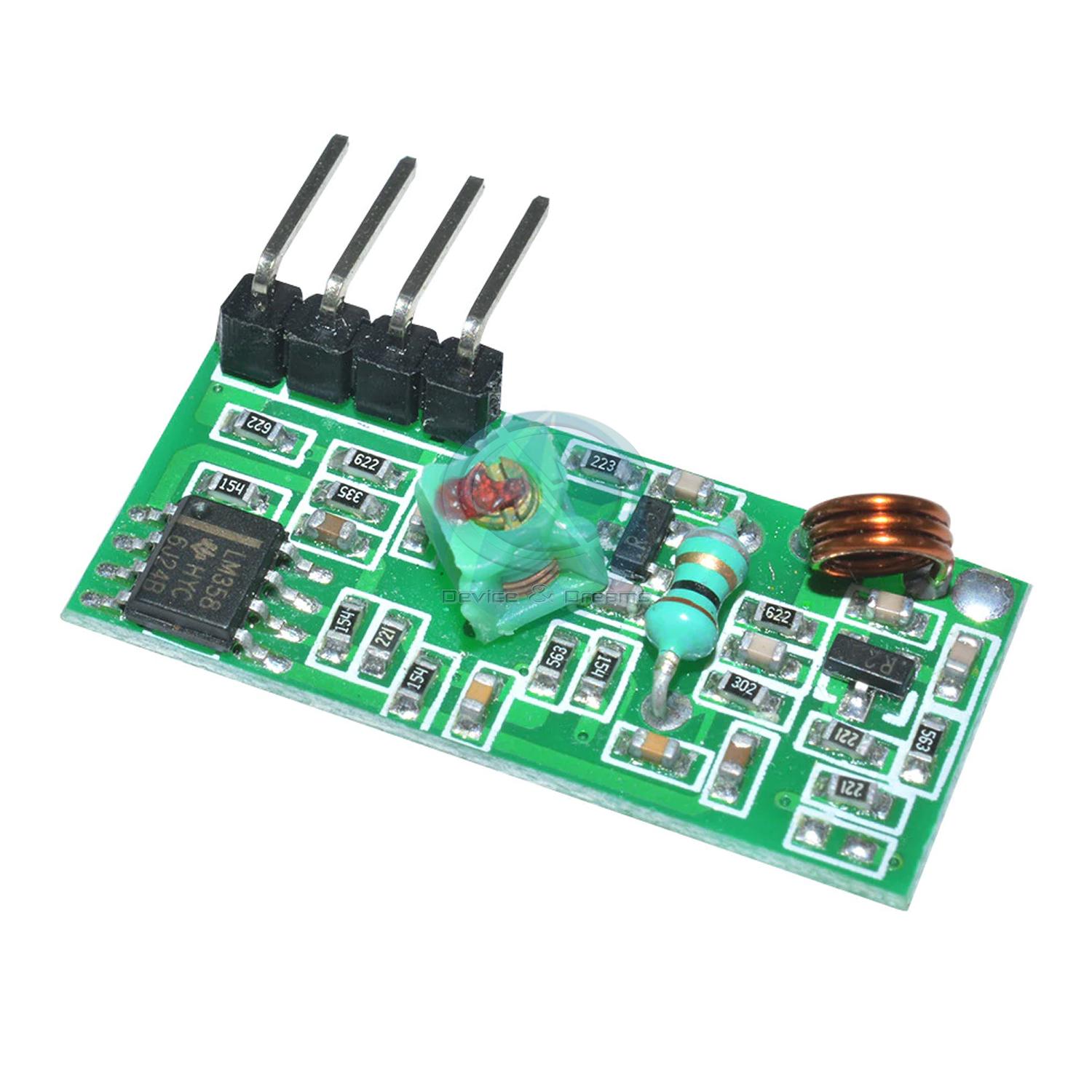 433Mhz RF Transmitter & Receiver Module Kit for Arduino / ARM /MCU WL. 