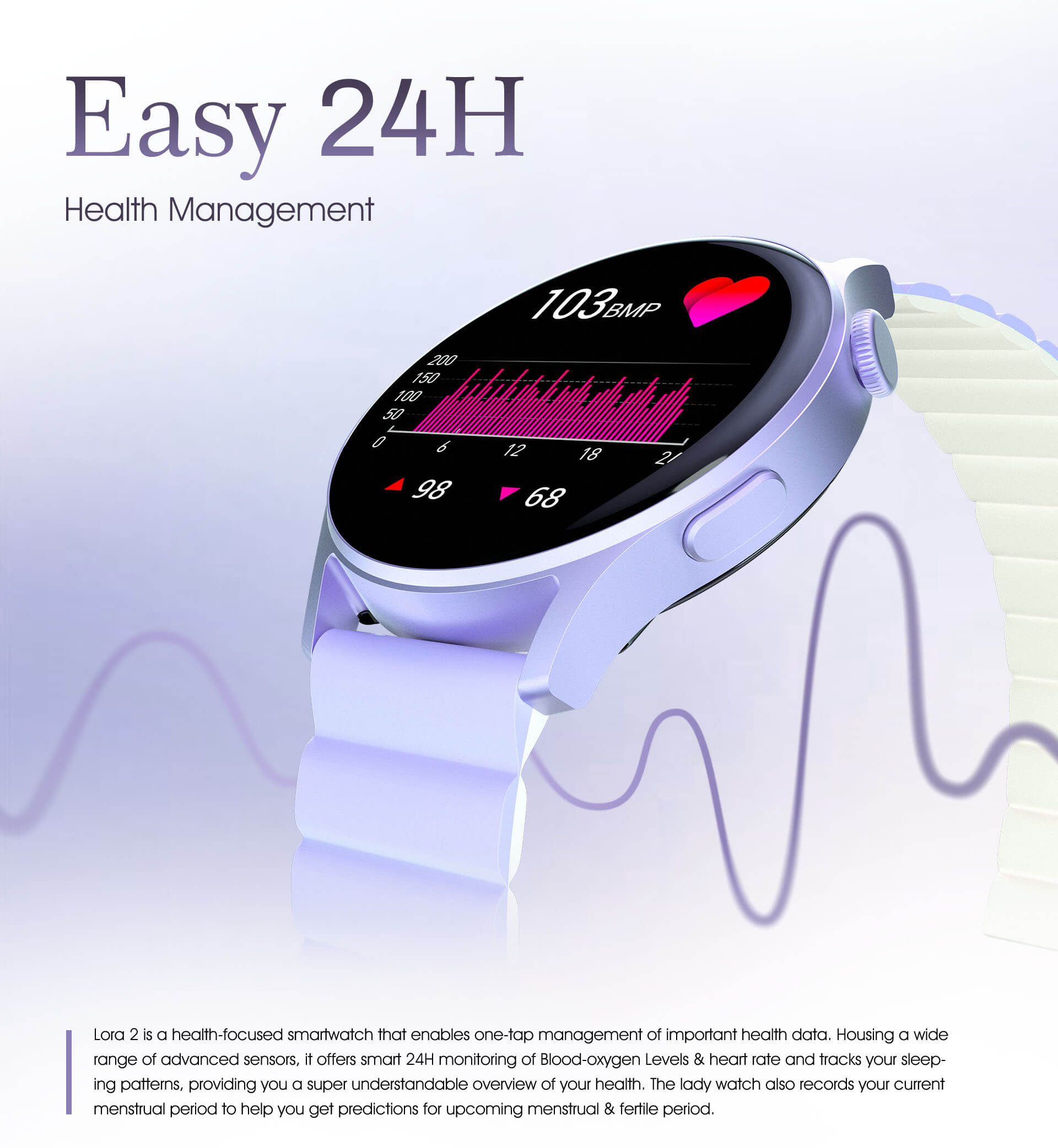 Kieslect Lady smartwatch Lora 2