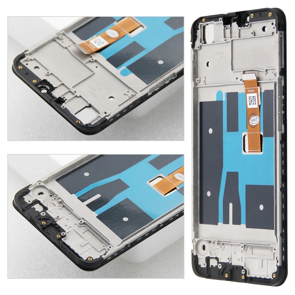 LCD With Frame For OPPO A3S CPH1853 A5 AX5 16GB Display Touch Screen Digitizer Assembly Replacement Parts. 