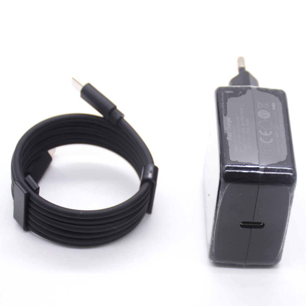 New Original DOOGEE S97 PRO Cell Phone 11V 3A 33W EU Fast Charger Travel Adapter Plug + Type-C USB Data Line Cable