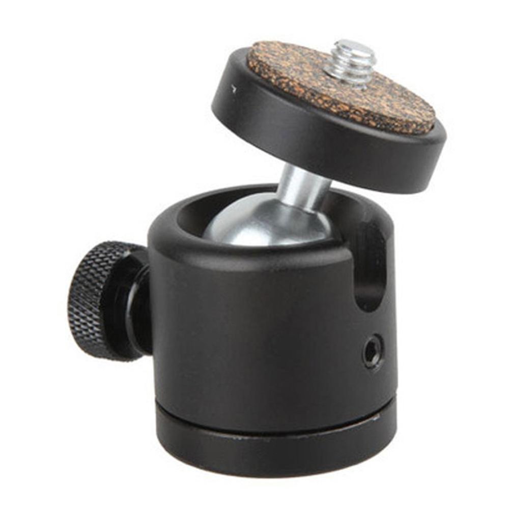 360 Swivel Ball Head 1/4" Screw Mount for DSLR Camera Tripod Ballhead Stand. 