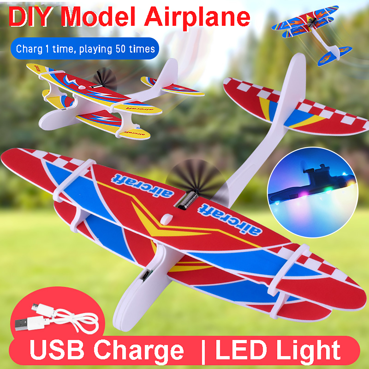 electric plane toy