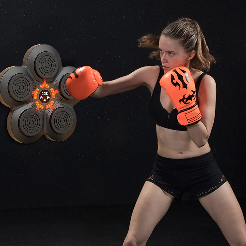 Smart Music Boxing Machine Wall Target LED Lighted Sandbag Relaxing Reaction Training Target For Boxing Sports Agility Reaction Demoo. 