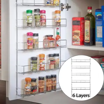 2pcs Kitchen Spice Kitchen Rack Cabinet Organizer Wall Mount Storage Shelf Pantry Holder 385x60x700mm Buy Online At Best Prices In Bangladesh Daraz Com Bd