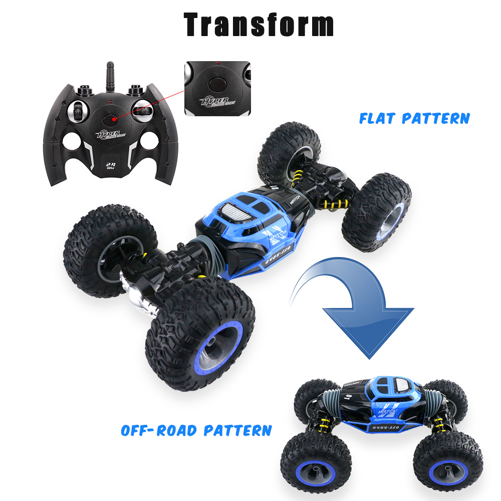 hyperactive stunt rc car
