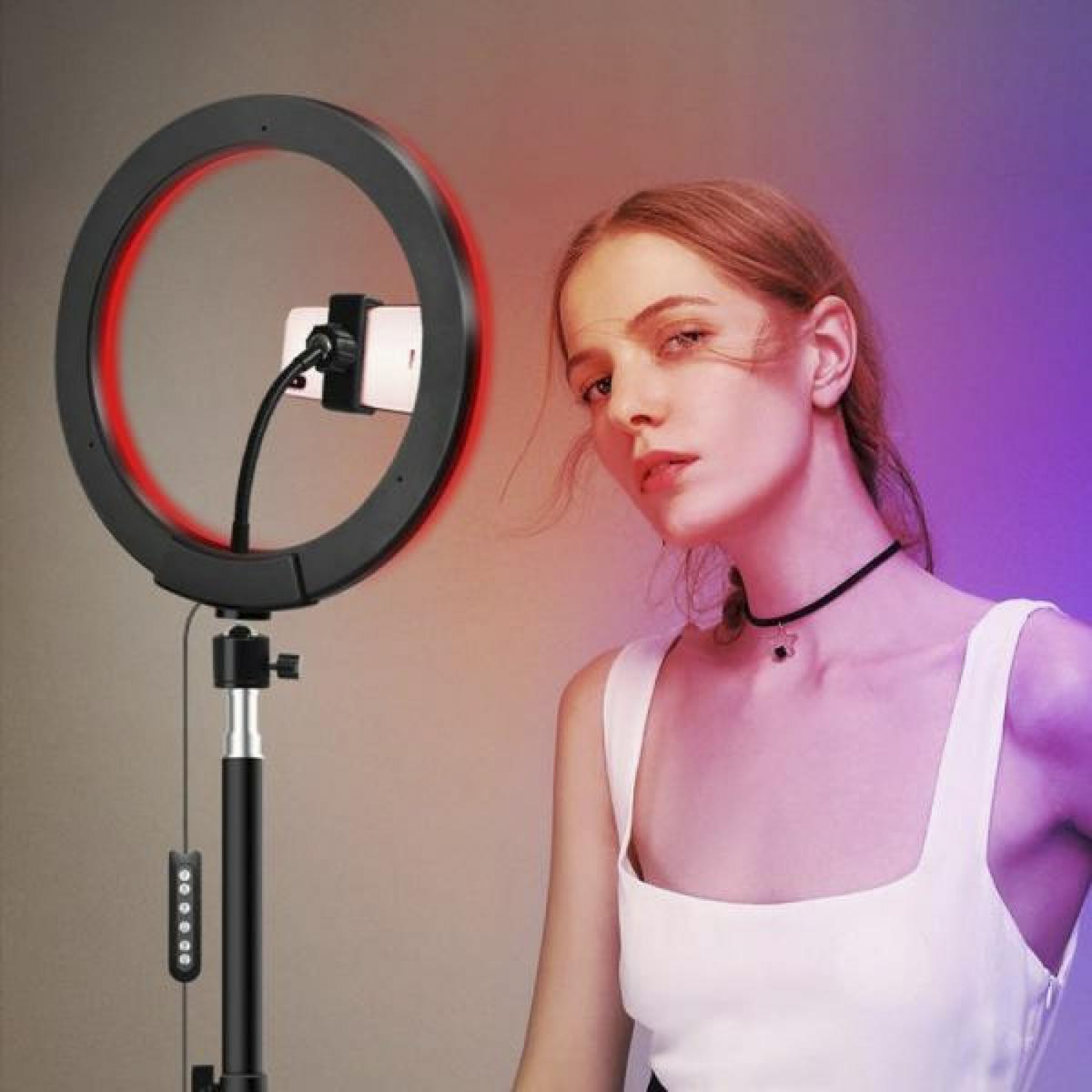 12 "Ring Light with Stand & Phone Holder for Live Stream. 
