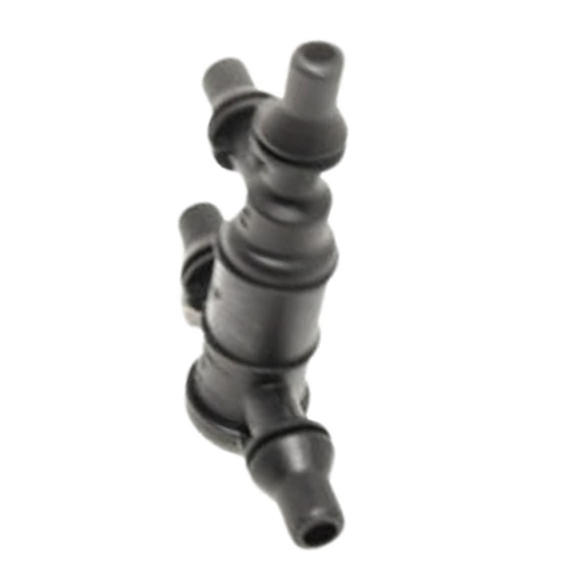 1 Piece Thermostat Low-Temperature Shutoff Valve 4-Way Throttle Tube A0005061000 Black for - E-Class W213 C W205 GLC W253. 