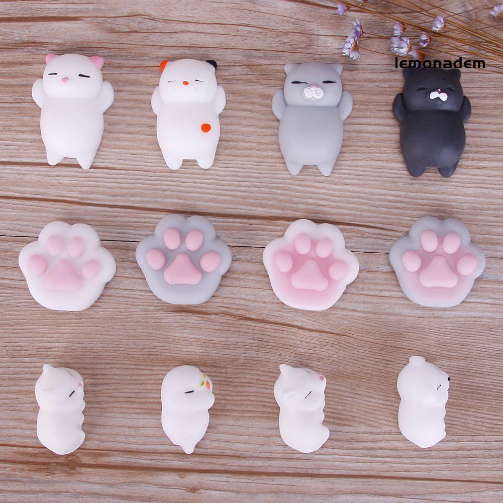 Lem Cartoon Animal Mochi Squishy Cat Seal Healing Toy Soft Squeeze Abreact Fun Gift. 