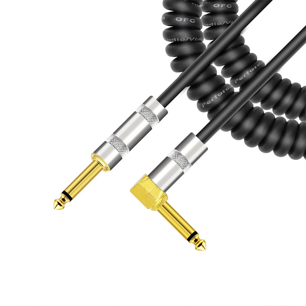 Curly Musical Instrument Audio Guitar Cable Cord - 01#. 
