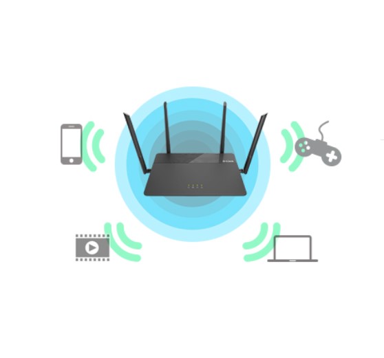 D-link Router DIR-841 AC1200 MU-MIMO Wi-Fi Gigabit Router. 