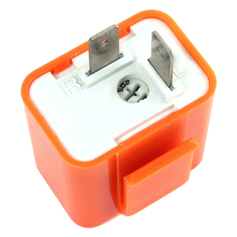 2 Pin Motorcycle LED Turn Signal Indicator Flasher Relay 12V. 