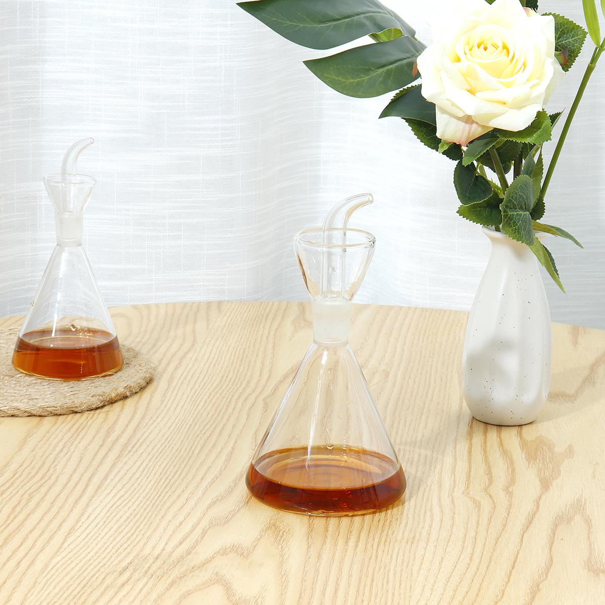 Olive Oil Glass Kitchen Bottle Vinegar Dispenser Cruet Pourer Kitchen Cooking BBQ Soy - 250ml. 