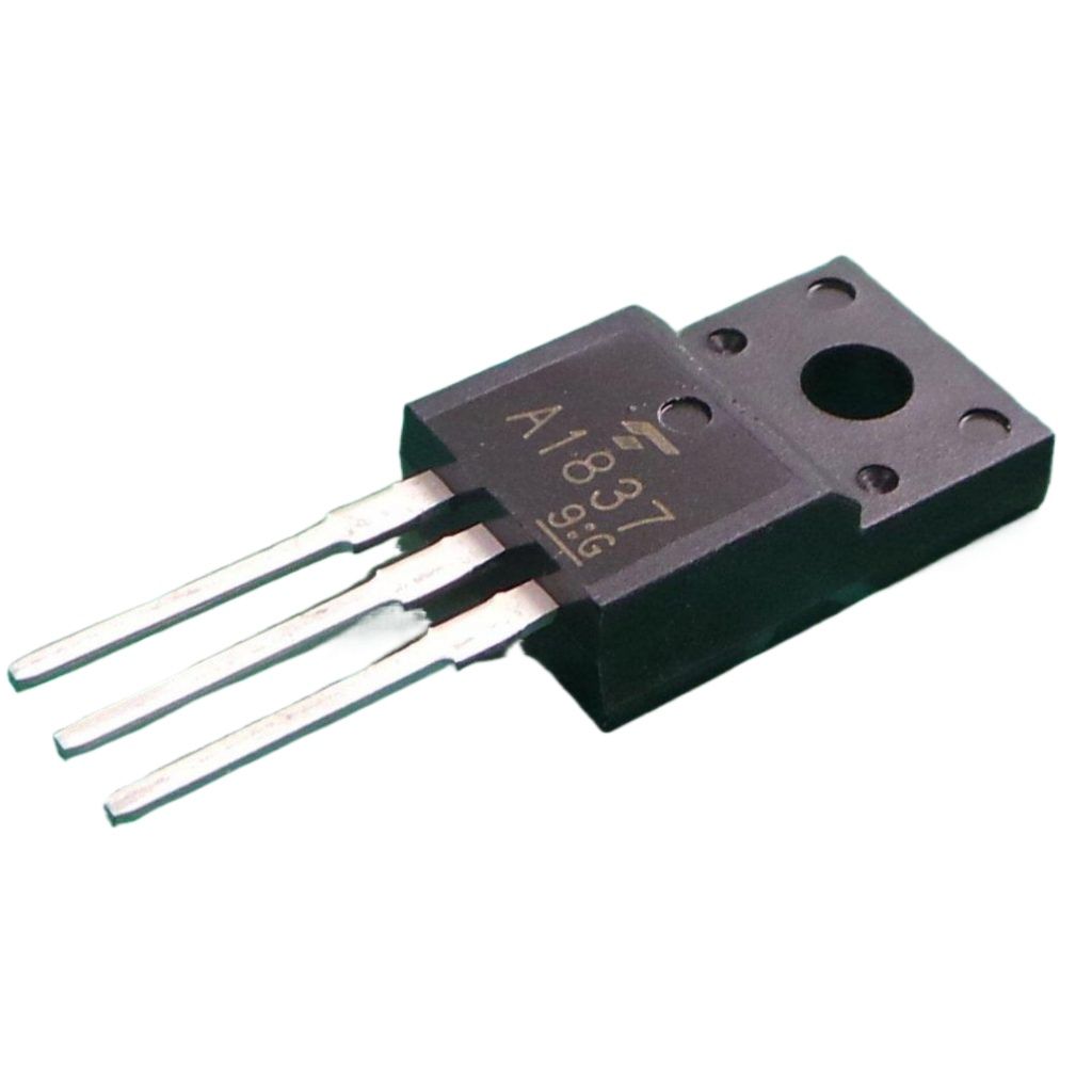 A1837 PNP Transistor 2SA1837 Transistor IC A1837 Transistor 230V 1A 20W Audio Power Amplifier TO-220 Package A1837 IC 3 Pin Leads Transistors