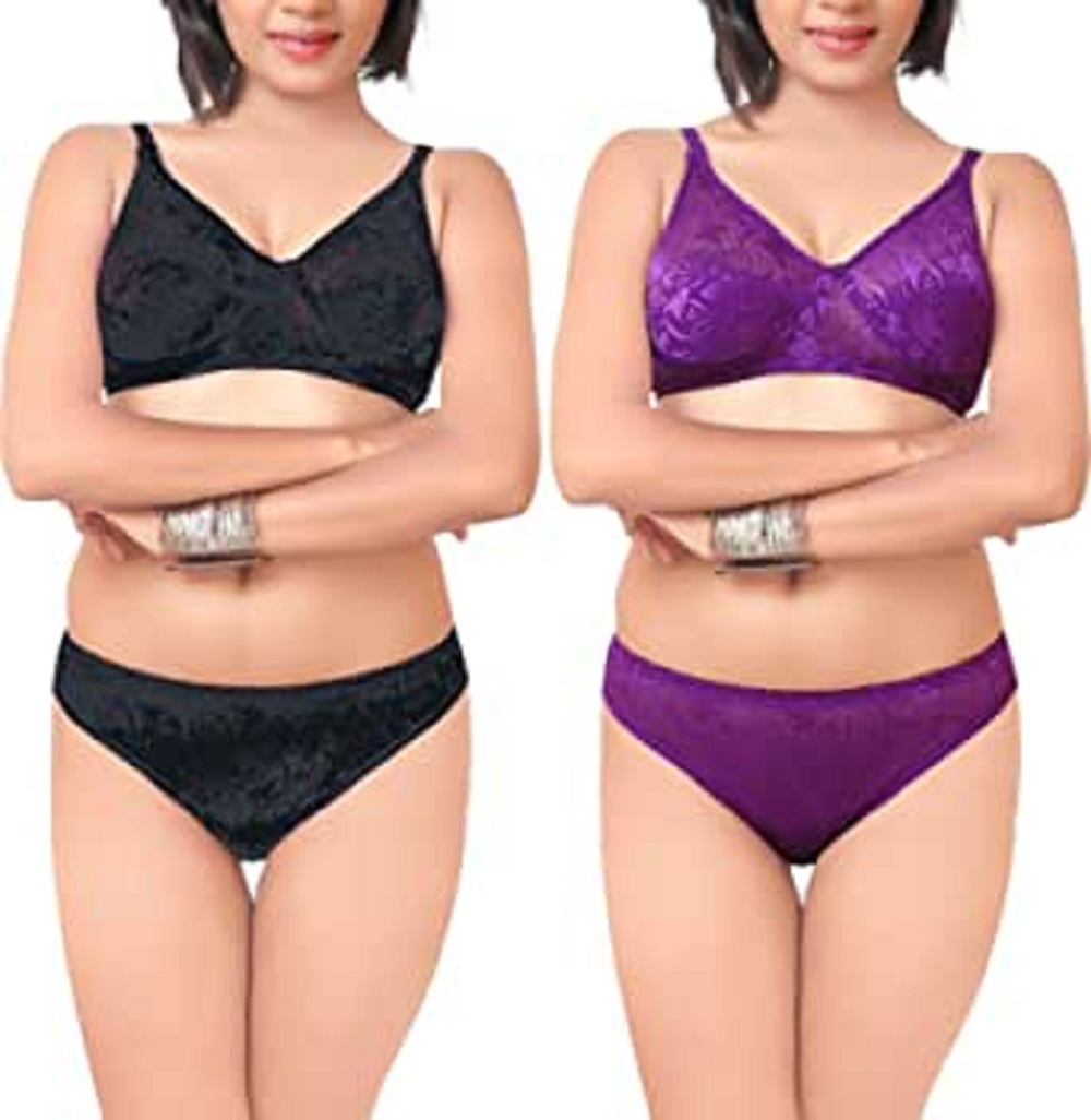 Comfortable Bra and Panty Lingeria Set For Women. 