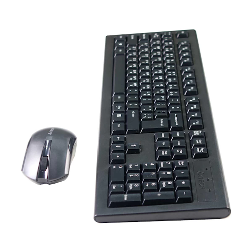 A4 Tech 3000N Black Wireless Keyboard & Mouse Combo with Bangla. 