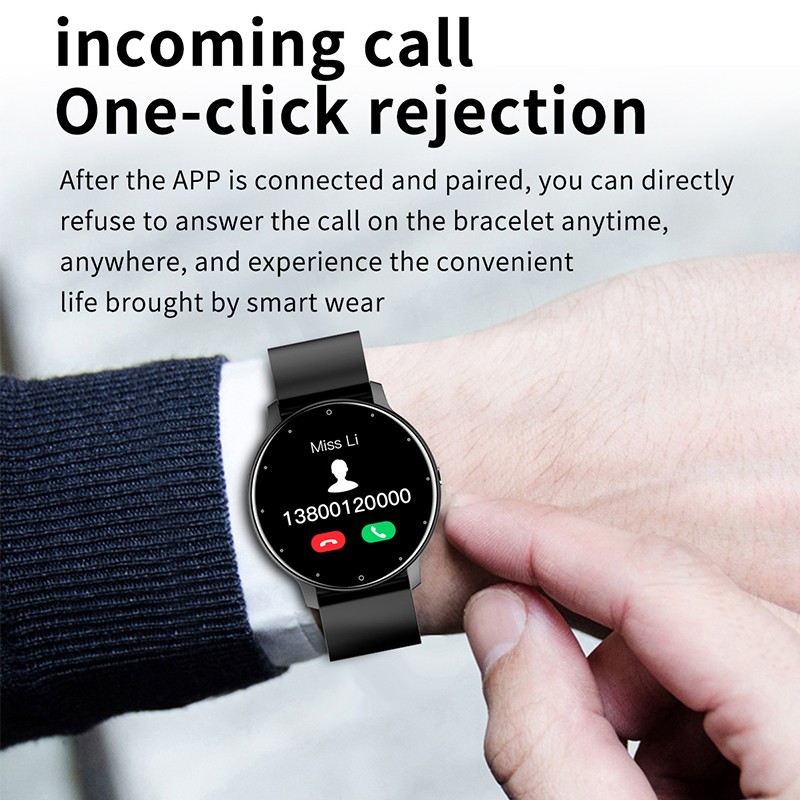 ZL02 Smart Watch IP68 Waterproof Multiple Sports Mode Heart Rate Bluetooth Call Smartwatch for Men Women. 