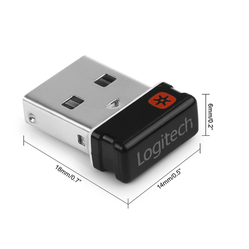 Dropship Mouse Keyboard Wireless Dongle Receiver Unifying USB Adapter for Logitech- M510. 