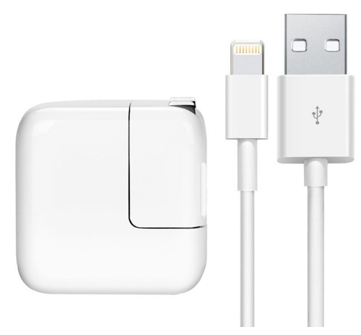 For iPad Pro | iPad Mini 2 3 4 Charger 2.4A 12W USB Wall Portable Travel Plug & 1M Lightning Cable For iPhone X 8 8Plus 7 7Plus 6s Plus 6 SE 5s 5 5c iPad 4 Mini Air Pro iPod. 