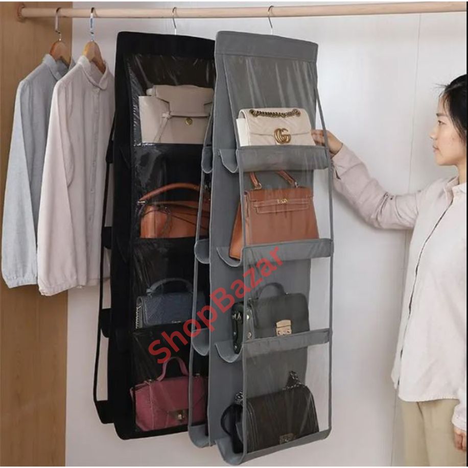 Pocket Premium Quality Bag Organizer, Hanging Bag Storage