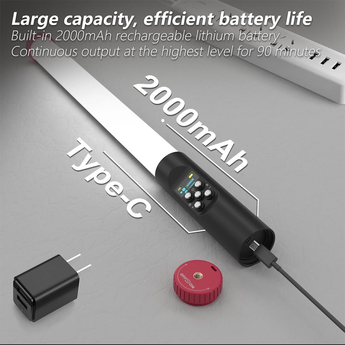 New- PULUZ RGB 114 LEDs Waterproof Photography Handheld Light Stick with Remote Control(Red). 