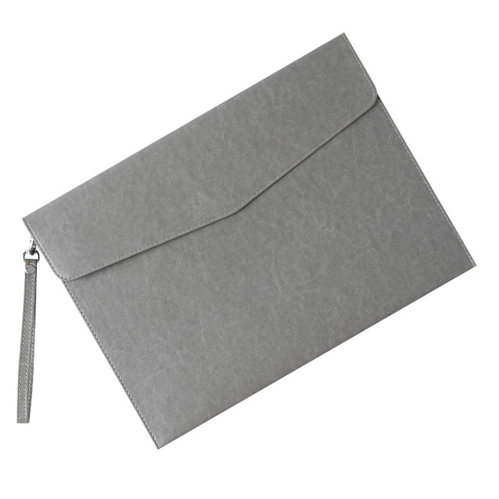 Information Bag Office File Bag PVC File Bag Portfolio Business Document Bag File Holder Leather Document Bag. 