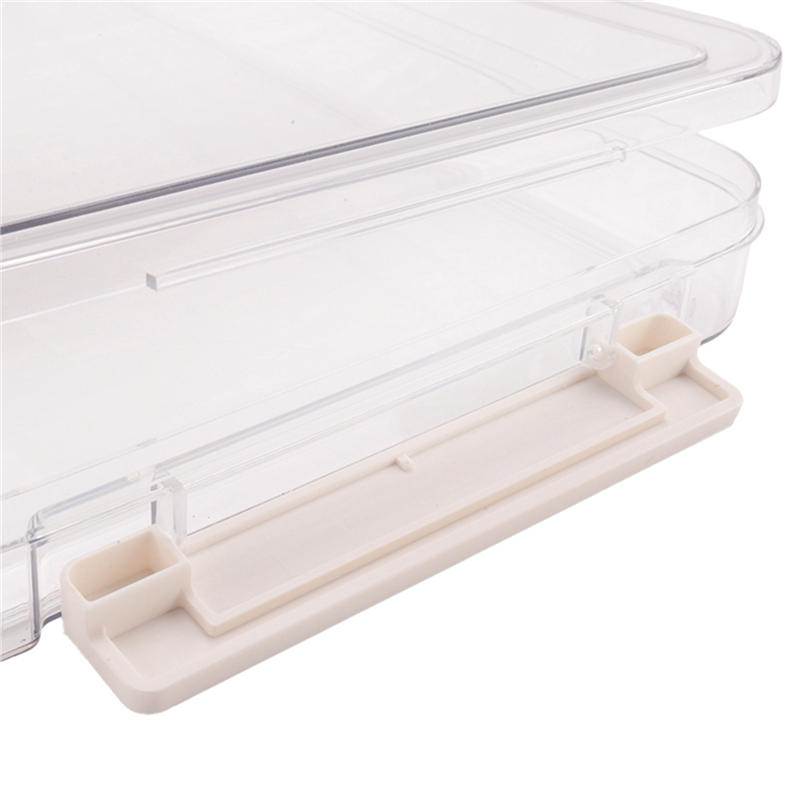 2Pcs Plastic Box Desktop Examination A4 Paper Document Storage Box Transparent Data Finishing File Box. 