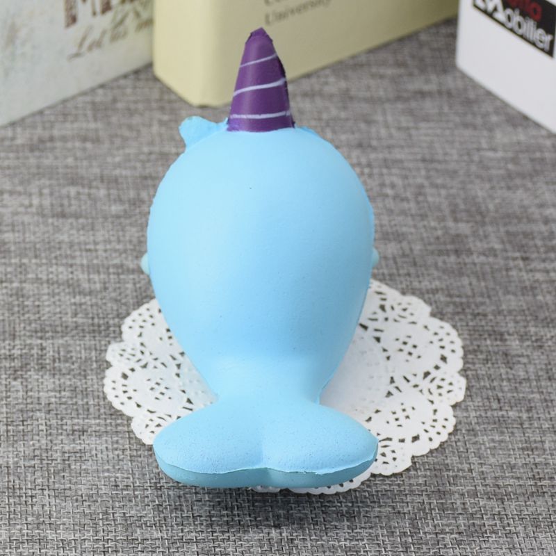blue narwhal squishy