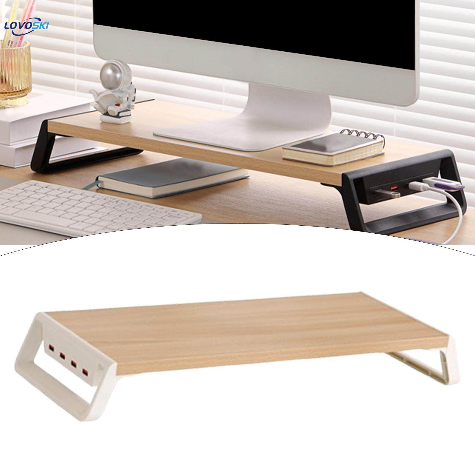 Computer Heightening Stand with USB Charging Port Multifunction Stand Riser for Bedroom. 